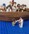 Petrus und Jesus auf dem See